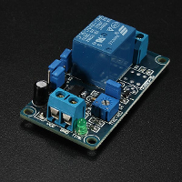 12V Power ON Delay Relay Module Delay Circuit Module NE555 Chip