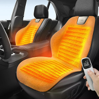 12V Winter Auto Verwarmingskussen Voertuig Elektrische Pluche Warmte Mat Auto Verwarmingskussen Flush Elektrische Zitver