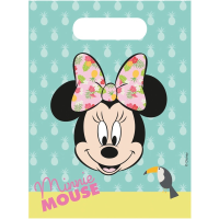 12X Disney Minnie Mouse tropical themafeest uitdeelzakjes