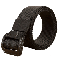 135Cm Mens Alloy Buckle Nylon Belt Military Tactical Durable Buckle Pants Strip