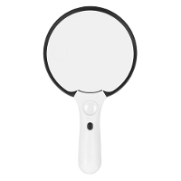 137Mm Grote Handheld Vergrootglas Vergrootglas met 3 LED lampen 2X 4X 25X Vergrootglazen voor Lezen Reparatie Observatie