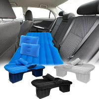 138X85cm Auto Lucht Inflatable Reis Matras Achterbank Bed Multifunctionele Sofa Luchtbed Kussen Met Lucht Buiten Camping
