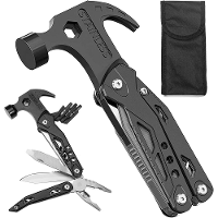 14 In 1 Multitool Hamer Opvouwbaar Survival Gereedschap Compact Mini Klein Gadget Ideaal voor Kamperen Wandelen Auto Geb
