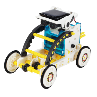 14 In 1 Solar Powered Robot Pattern Building Block Assembling Diy