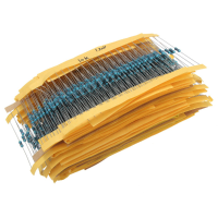1460Pcs Metal Film Resistor Kit Pack Mix Assortment 1/4w ±1% 1r To 1m 73 Values