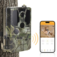 14MP Wildlife Trail Jachtcamera 4G Live Stream Ondersteuning 2.7K HD Videoresolutie Waterdicht Bewegingsdetectie Dual PI