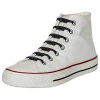 14X Shoeps elastische veters zwart voor kinderen/volwassenen