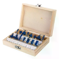 15 Stuks 1/4 inch schacht routerbit houtbewerking frees