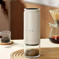 1500MAh Elektrische Koffiemolen Keramische Maalkern Conische Koffie LED Touchscreen Maalmolen Extern Aanpasbare Bonenmal