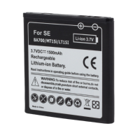 1500Mah Replacement Black Battery For Sony Ba700 Smartpnone
