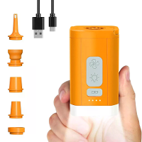 157SD Luchtopblaasapparaat LED Licht USB Oplaadbaar Snelle Inflatie voor Zwembad Drijvers Luchtbed Zwemring