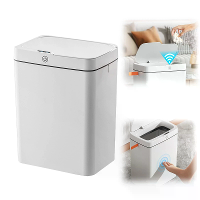 15L Automatische Prullenbak met Slimme Sensor Eenvoudig en Snel Inpakken Contactloze Prullenbak met Deksel Waterdichte S
