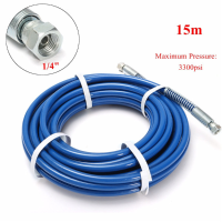15M 3300psi 1/4 Inch Airless Paint Spray Hose Tube For Wagner Titan Graco