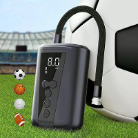 15Psi Draadloze Luchtpomp Inflator Luchtcompressor Digitale LCD Display Drukmeter met LED Licht voor Voetbal Volleybal B