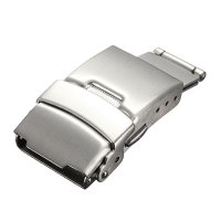 16 24Mm Watch Band Strap Stainless Steel Butterfly Clasp Buckle