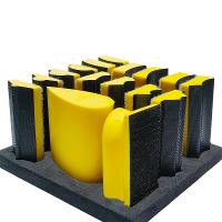 16 PCS Handheld Hand Schuurplank Set Haak en Lus Uitwisselbaar Ontwerp voor Diverse Toepassingen Perfect voor Doe Het Ze