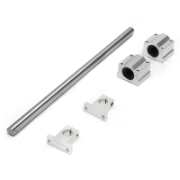 16Mm X 400mm Linear Rail Shaft With Sbr16uu Bearing Block Guide Support For Cnc Parts