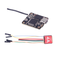 16X16mm Racerstar Flytower F3 Flight Controller & Compatible Frsky Receiver & 4a Blheli_S 4 In 1 Esc