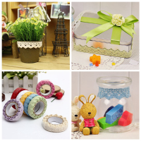 170Cm Diy Fabric Lace Washi Tape Self Adhesive Scrapbook Sticker