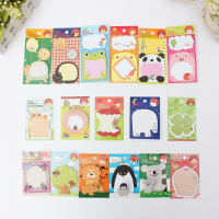 18 Animal Pattern Sticky Note Memo Pad Message Sticker