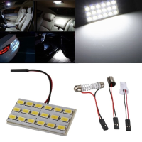 18 Smd 5630 T10 Car Led Dome Door Box Light Panel Interior Bulb