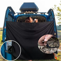 180X230cm Camper Van Schuurdeur Privacy Gordijnen Bedekking Met Haken Auto Zonnebrand Zonnevisier Rolgordijn Bedekking v