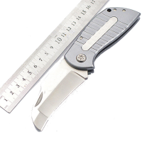 185Mm 4cr14 Stainless Steel Blade Aluminum Handle Mini Folding Knife Keychain Outdoor Tactical Knife