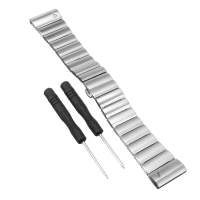 185Mm Replacement Metal Stainless Steel Watch Band Strap For Garmin Fenix 3