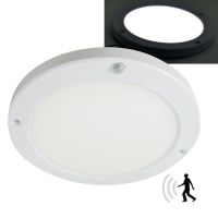 18W Led Ultra Thin Round Pir Motion Sensor Panel Ceiling Light Human Body Induction Down Light