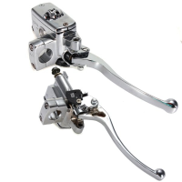 1Inch Motorcycle Skull Brake Clutch Lever Master Cylinder Left & Right