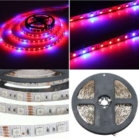 1M 2m 3m 4m 5m 4:1 5050 Smd Led Hydroponic Plant Grow Strip Light 12v
