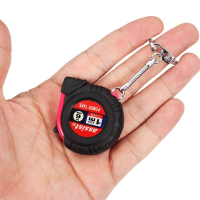 1M Mini Stainless Steel Tape Measure Feet Mini Gift Gadget Tools