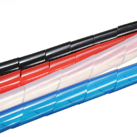 1M Spiral Wire Wrap Tube Manage Cord for PC Computer Home Cable 6 60MM