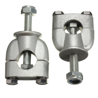 1Pair 22mm 7/8inch Handlebar Riser Mount Clamps For Motorcycle Dirt Bike Atv