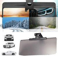 1PC Bestuurder Anti Glare Zonneklep Auto Zonneklep Auto Gemonteerde Anti Reflecterende Spiegel Anti UV Sterk Licht Voert