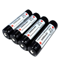 1Pcs Evva Ncr18650b 3400mah Gold Plating Protected Li Ion Battery