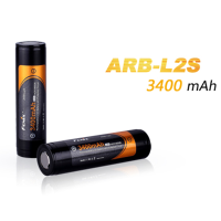 1Pcs Fenix Arb L2s 3400mah 3.6V 18650 Rechargeable Battery