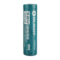 1Pcs Olight 3.6V 3600mah Rechargeable Protected 18650 Lithium Battery