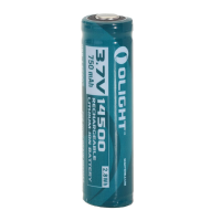1Pcs Olight 3.7V 750mah Protected 14500 Rechargeable Lithium Battery