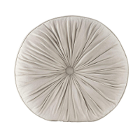 Leen Bakker   Matraskussen Olivia   Ø45x10 Cm   Velvet   Beige