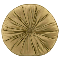 40% Korting   Op=Op | Leen Bakker   Matraskussen Olivia   Ø45x10 Cm   Polyester   Groen