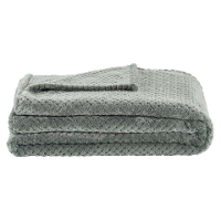 1+1 Gratis Leen Bakker   Plaid Ilona   130x170 Cm   Polyester   Groen
