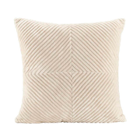 Leen Bakker   Sierkussen Raf   45x45 Cm   Polyester   Beige