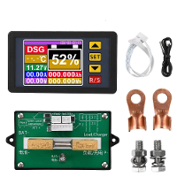 2,4 Inch DC7 200V 100 500A Digitale Voltmeter Amperemeter Voltage Stroom Coulomb Meter Bidirectionele Power Tester Multi