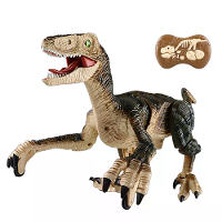 2,4G 5CH Afstandsbediening Geluid en Licht Mechanische Dino Simulatie Velociraptor RC Speelgoed voor Kindercadeaus