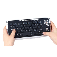 2.4G Mini Wireless Keyboard Multi media Functional Trackball Air Mouse