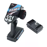 2.4GHz 7CH RC Radio Systeem Zender & Ontvanger Bord met Ledlicht Lier voor WLtoys/HBX/JJRC RC Auto Boot Tank