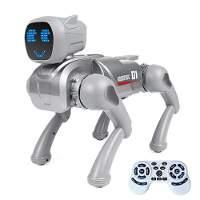 2.4GHz Afstandsbediening Mechanische AI Intelligente Robot Hond Programmeren Interactief Speelgoed Stem App Bluetooth Co