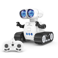 2.4GHz Mini Afstandsbediening Programmeren Robot Multifunctionele LED lampjesbediening Omnidirectionele Marcherende Robo