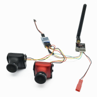 2,5 Mm 700TVL CCD Dual FPV camera + EWRF 5,8G 48CH 25/200/600mW Schakelbare FPV zender Combo voor FPV Racing RC Drone